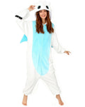 Onesie Pajama White Dragon