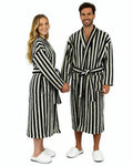 Plush Striped Robe